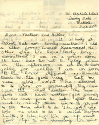 Link to letter home
